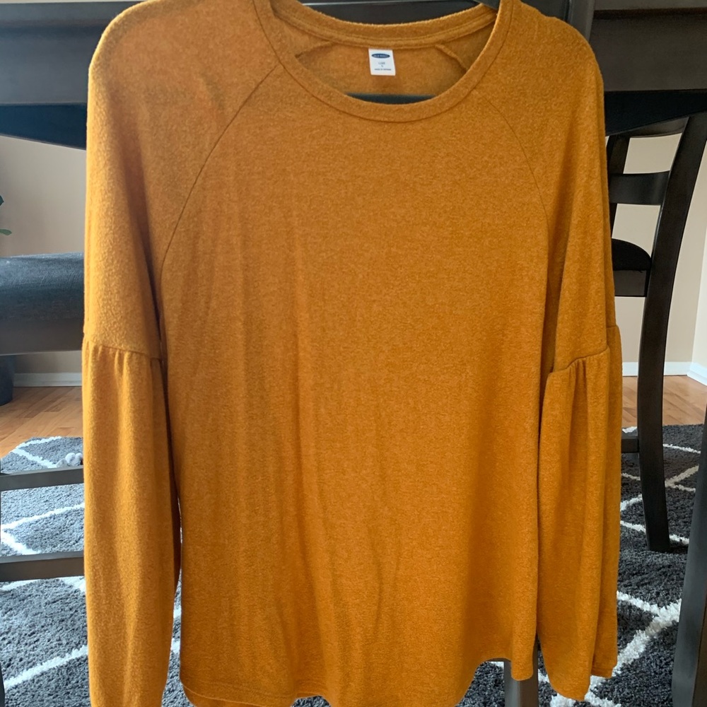 Mustard colored sweater